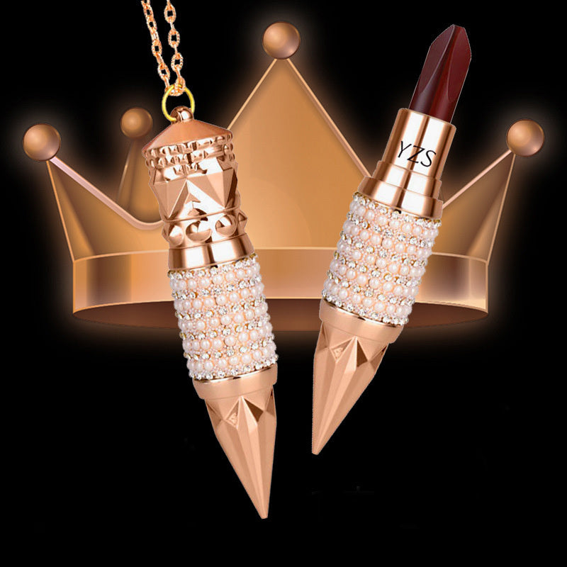 Labial de maquillaje mate tricolor Cetro