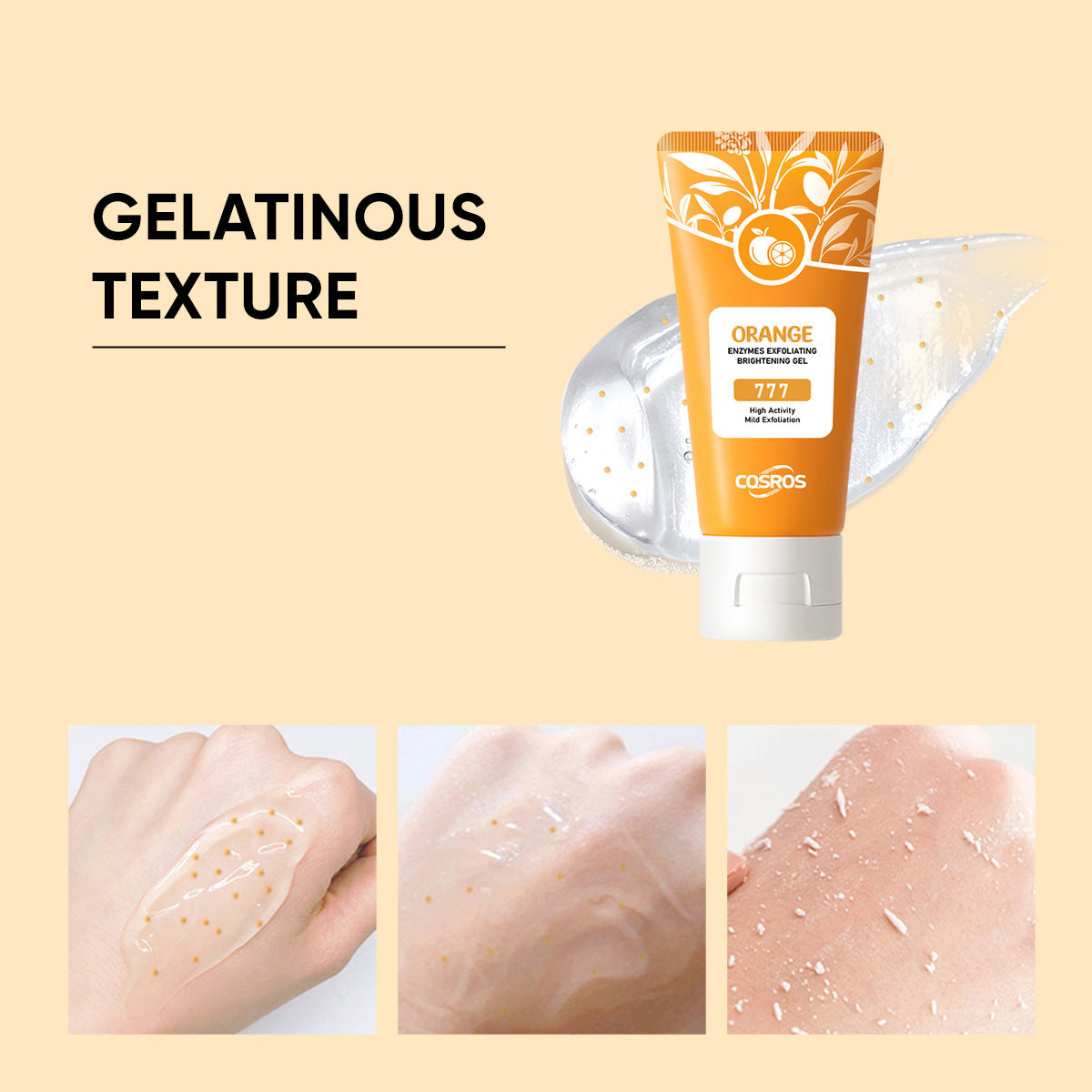 Gel exfoliante y blanqueador