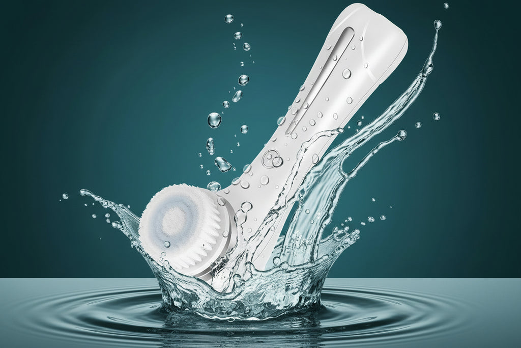 Cepillo limpiador facial eléctrico