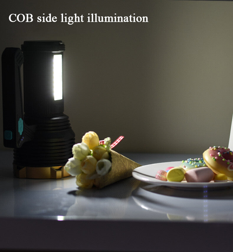 Linterna LED recargable por USB