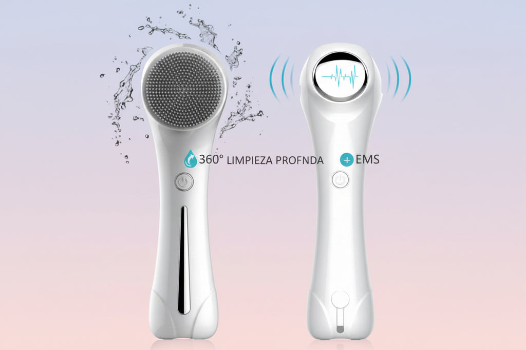 Cepillo limpiador facial eléctrico