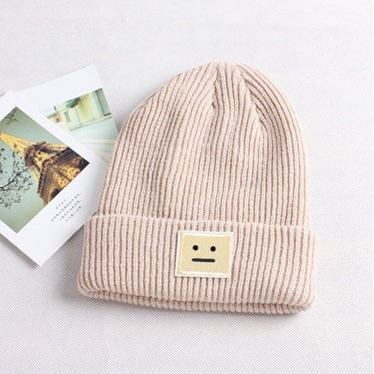 gorro de puntos para el invierno