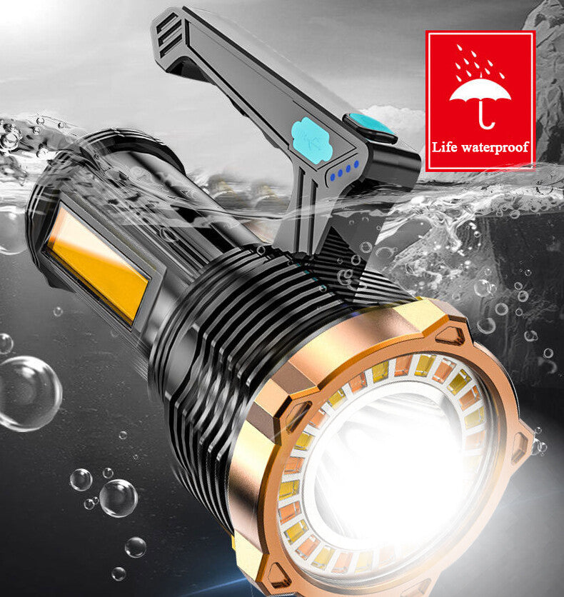 Linterna LED recargable por USB