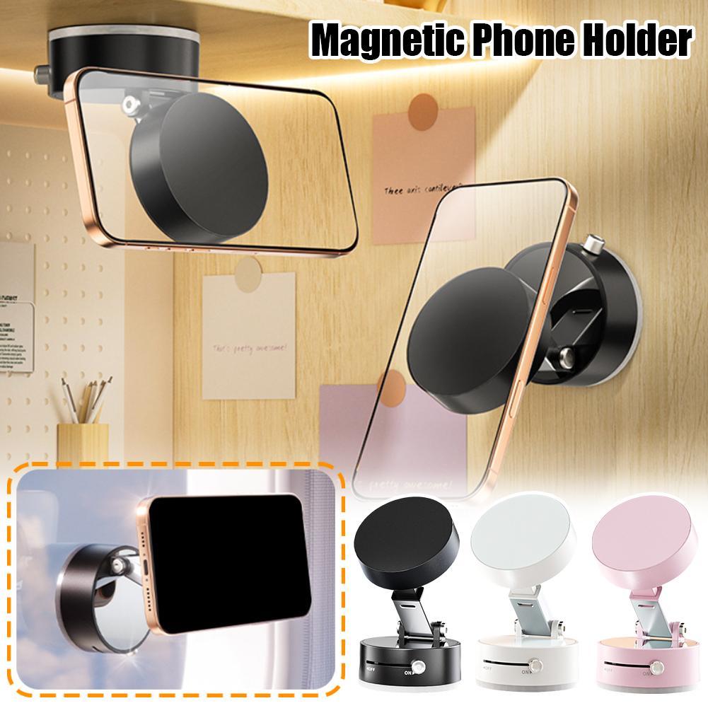 Soporte magnético plegable para teléfono móvil de coche con ventosa