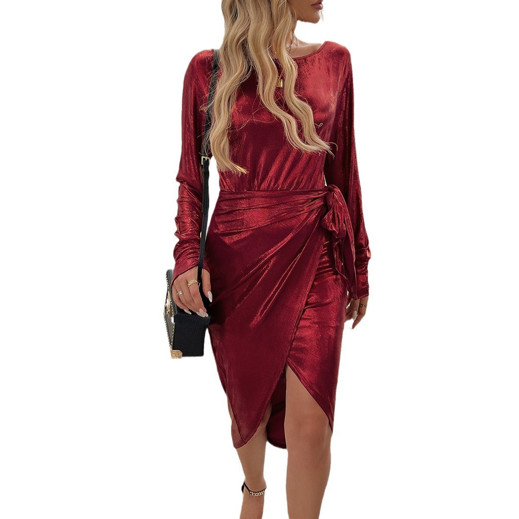 Vestido  de manga larga para mujer