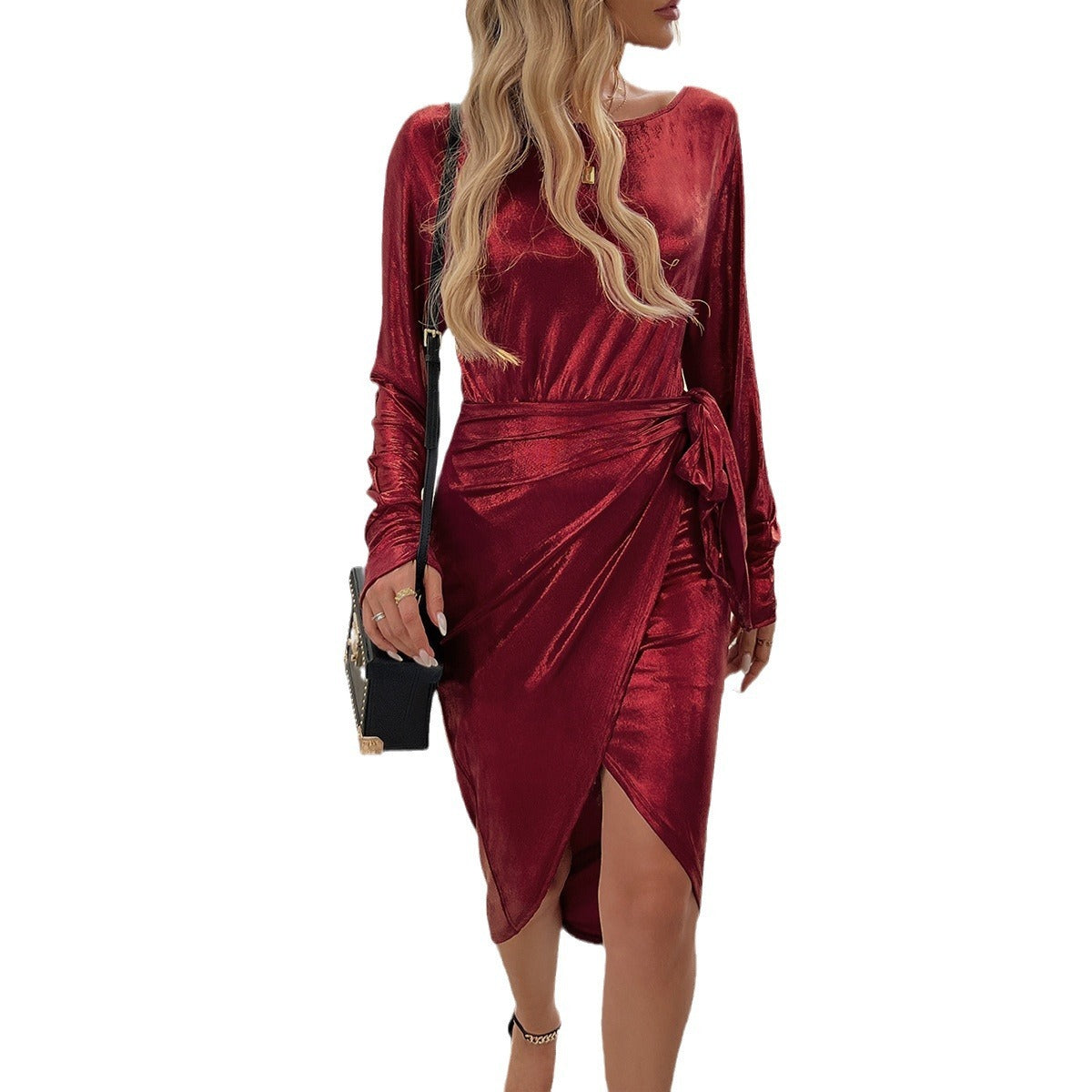 Vestido  de manga larga para mujer