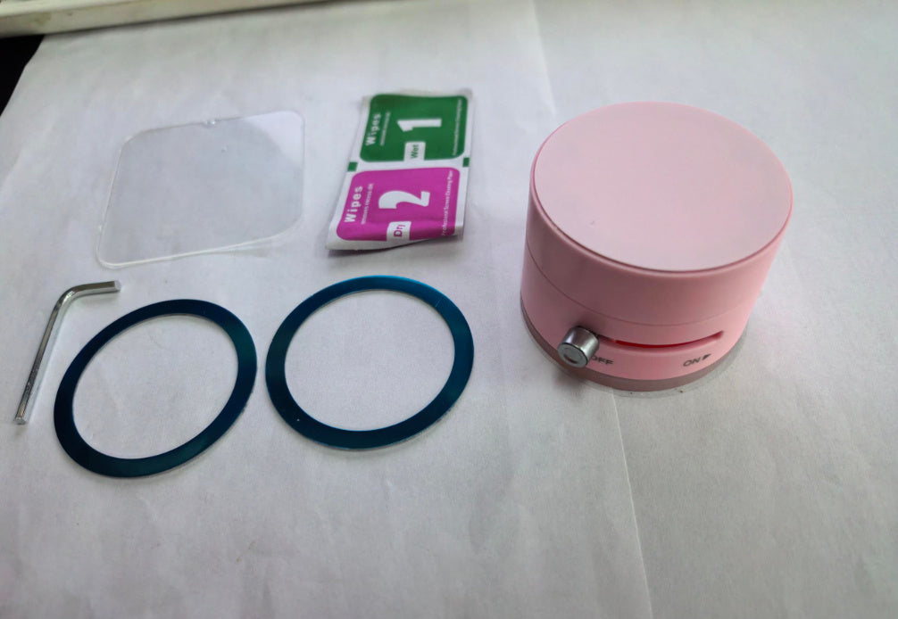 Soporte magnético plegable para teléfono móvil de coche con ventosa