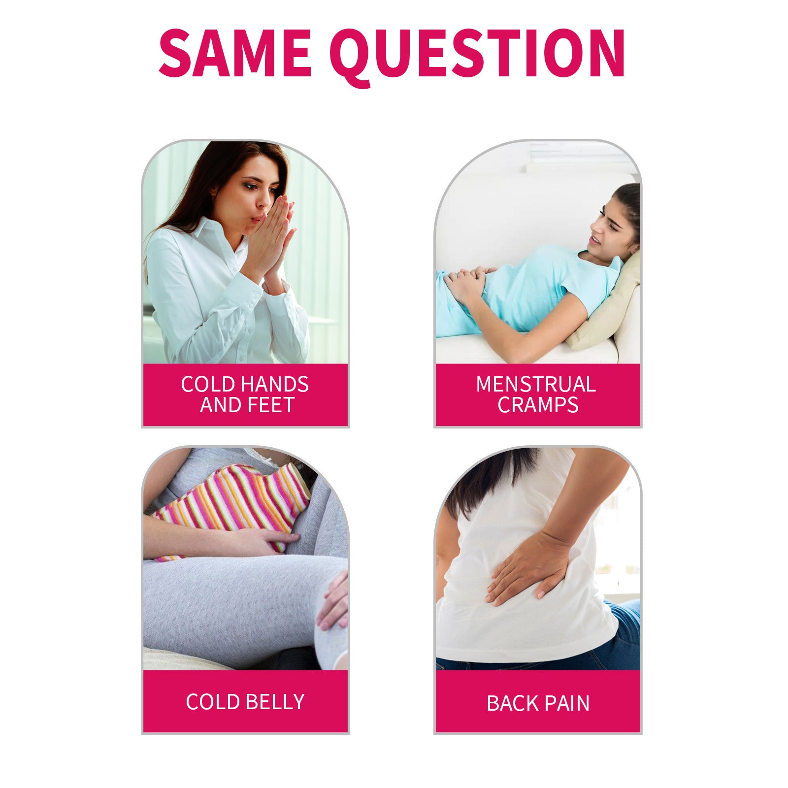 Parche para el dolor menstrual South Moon: Parche de cuidado corporal para el periodo fisiológico femenino — Alivio del dolor menstrual