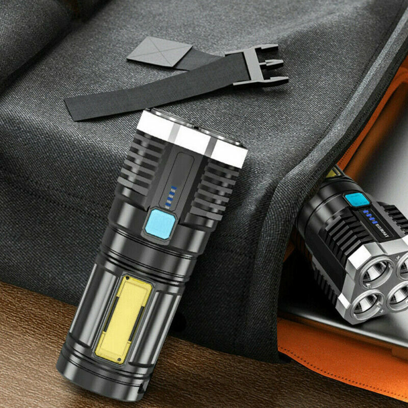 Linterna táctica LED  de 4 focos