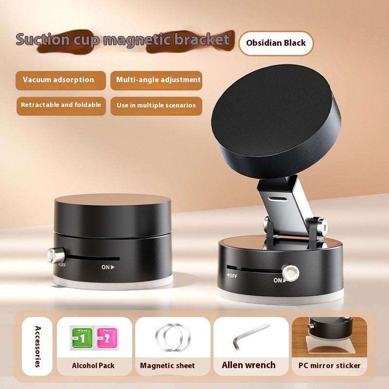 Soporte magnético plegable para teléfono móvil de coche con ventosa